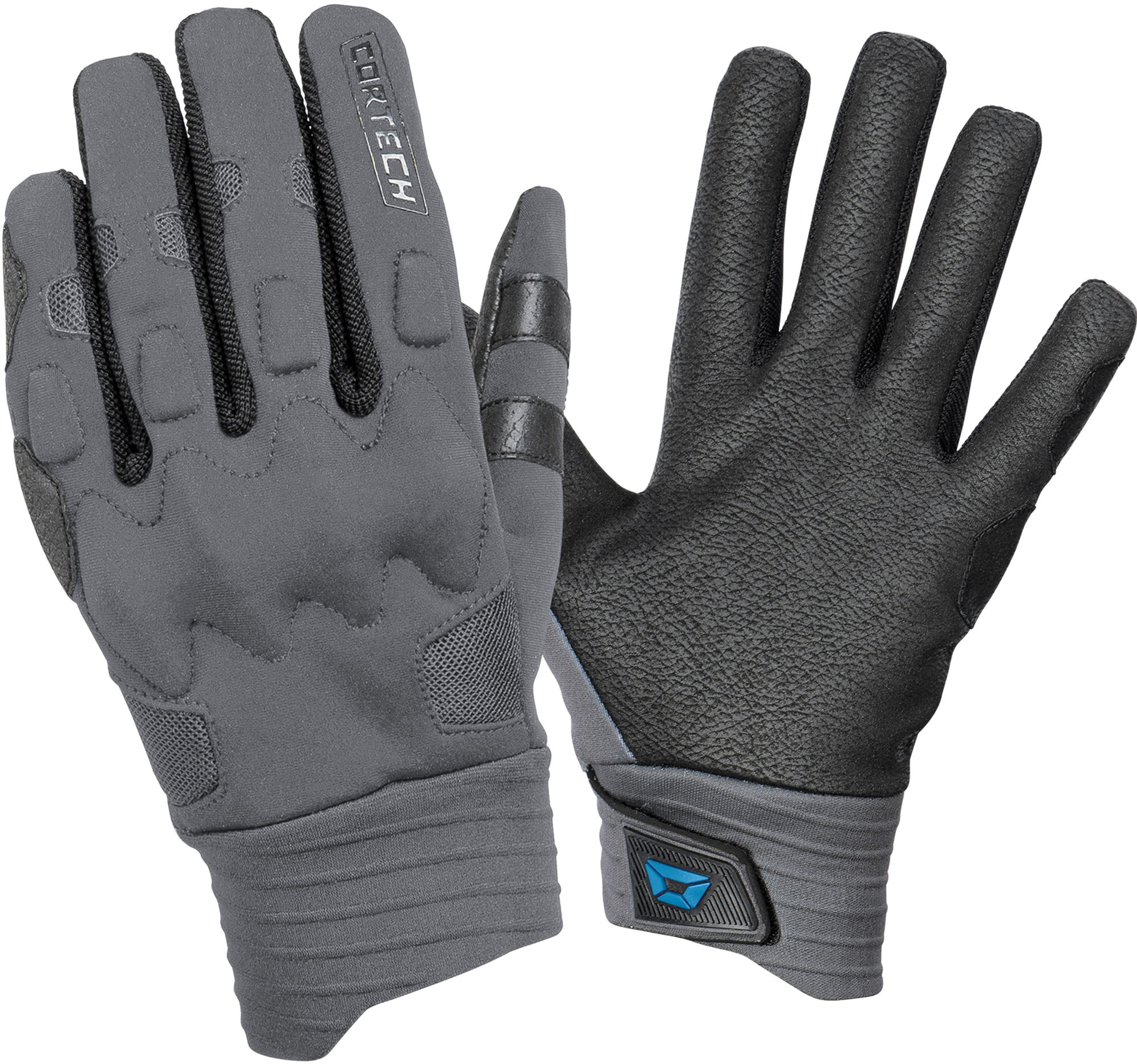 Cortech Windstop Lite Mens Textile Motorcycle Gloves Gray/Black SM