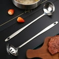 thumbnail image 1 of ziyahi Soup Ladle Kitchen Gadget Oil Separator Thicken Design Simple Operation Household Accessories Fine Workmanship, 1 of 9