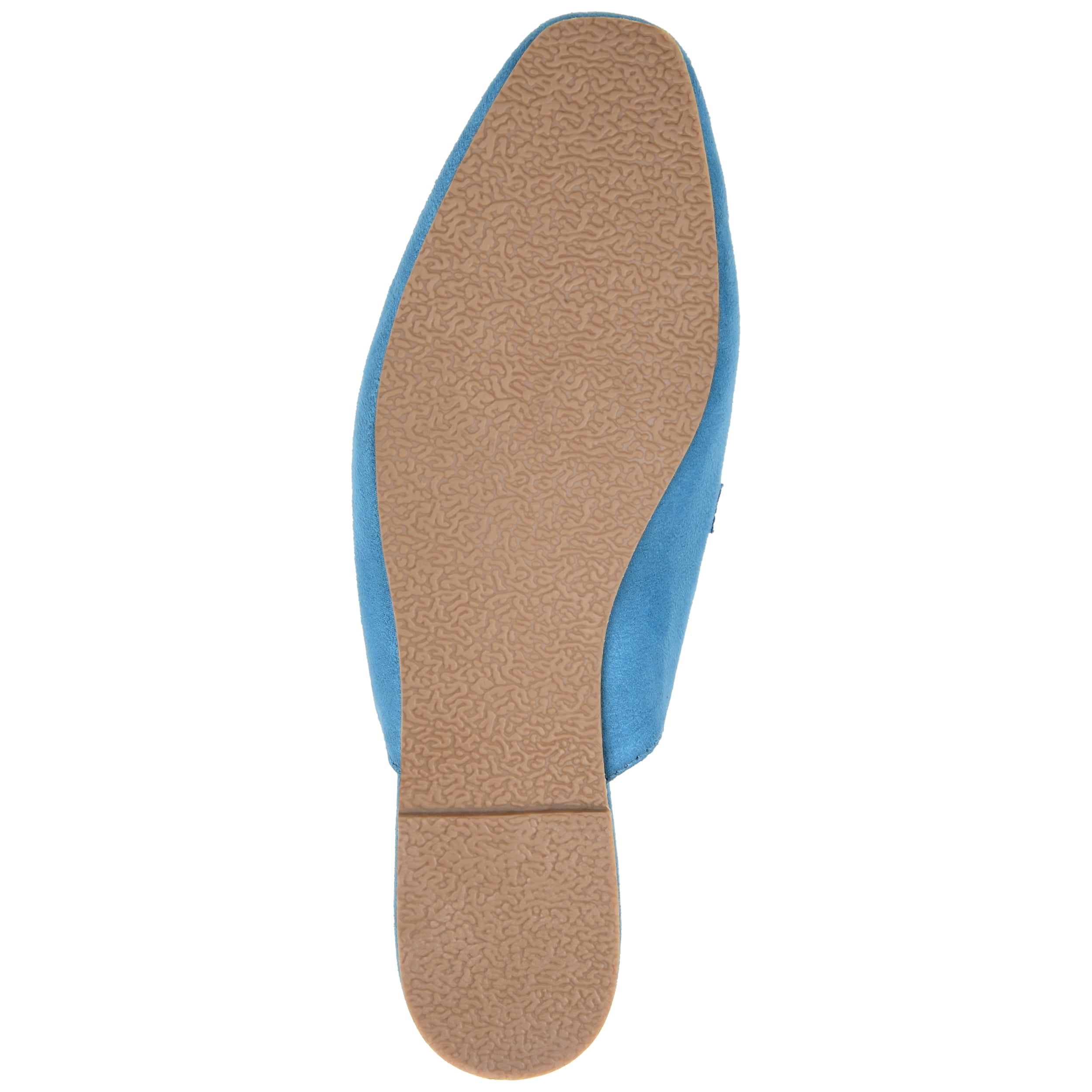 Journee Womens Ameena Slip On Square Toe Mules Flats