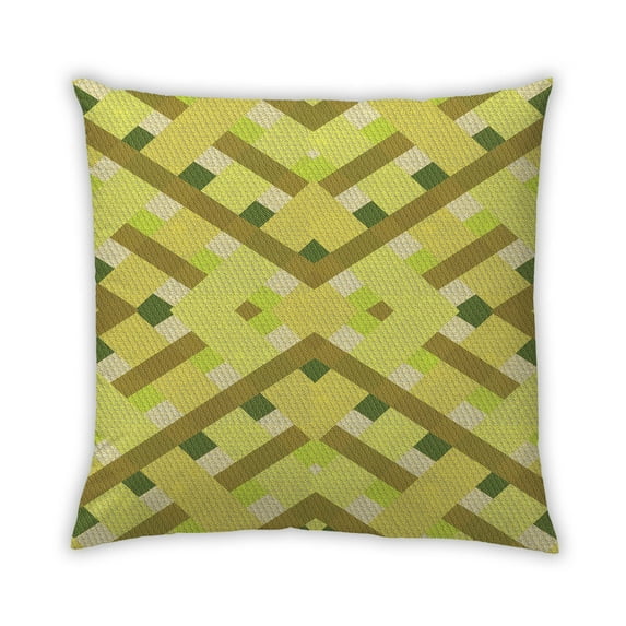 Ahgly Company Indoor Square Contemporary Throw Pillow, 18 inch by 18 inch