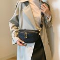 thumbnail image 4 of Bolso de hombro Retro a la moda para mujer bolso de cintura informal con cinturón bolso de viaje, 4 of 9