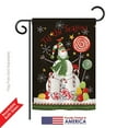thumbnail image 2 of Breeze Decor BD-XM-G-114204-IP-BO-DS02-US Sweet Snowmen Winter - Seasonal Christmas Impressions Decorative Vertical Garden Flag - 13 x 18.5 in., 2 of 4