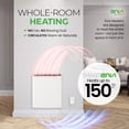thumbnail image 2 of Smart Envi 120v Plug-in Electric Panel Wall Heater - 500 Watts - 4th Gen (SE5012P), 2 of 14