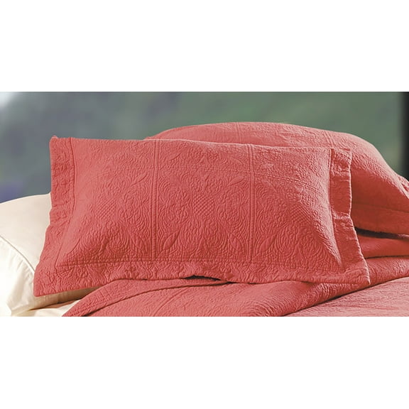 Blush Quilted Pillow, 14" x 14"