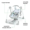 thumbnail image 3 of Ingenuity 2-in-1 Portable Baby Swing & Infant Seat with Vibrations, Ages 0-9 Months, Unisex, Raylan, 3 of 17
