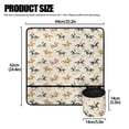 thumbnail image 5 of HELLHERO Sewing Machine Pad Waterproof Fabric Polyester Removable Storage Bag 25.2×24.4 Inch, Horse Pattern, 5 of 5