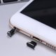 thumbnail image 3 of Monstrate Puerto de carga de metal 3.5mm Auricular Jack Reemplazo de tapón antipolvo USB para XS 8 7 7 6 6S Plus Mini Tapón antipolvo Cables de audio/vídeo negro, 3 of 6