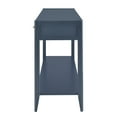 thumbnail image 6 of EUROCO 60" Long Console Table,Wood Sofa Table for Entryway with 3 Drawers,Vertical Stripe Drawers and Open Shelf for Living Room Hallway Foyer Office,Navy Blue, 6 of 7