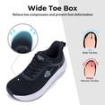 thumbnail image 5 of Jinta Shoes Women's Wide Toe Box Walking Shoes, Arch Support Orthotic Sneakers for Plantar Fasciitis Relief Size 6.5, 5 of 10