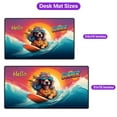 thumbnail image 5 of Retro Surfing Afghan Hound in Cool Sunglasses Hello Summer Waves Desk Mat Full Keyboard Mouse Pad Dog Lover Large Mousepad - 10001, 5 of 5