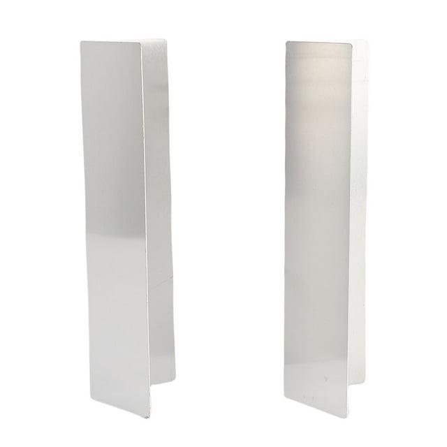 4 Pcs Protections de Porte de Garage en Aluminium Résistant aux Intempéries pour Intérieur Extérieur Maison 5.91 X 1.77 Pouces