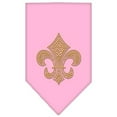 thumbnail image 5 of Pet and Dog Bandana Rhinestone, "GOLD Fleur De Lis", 5 of 10