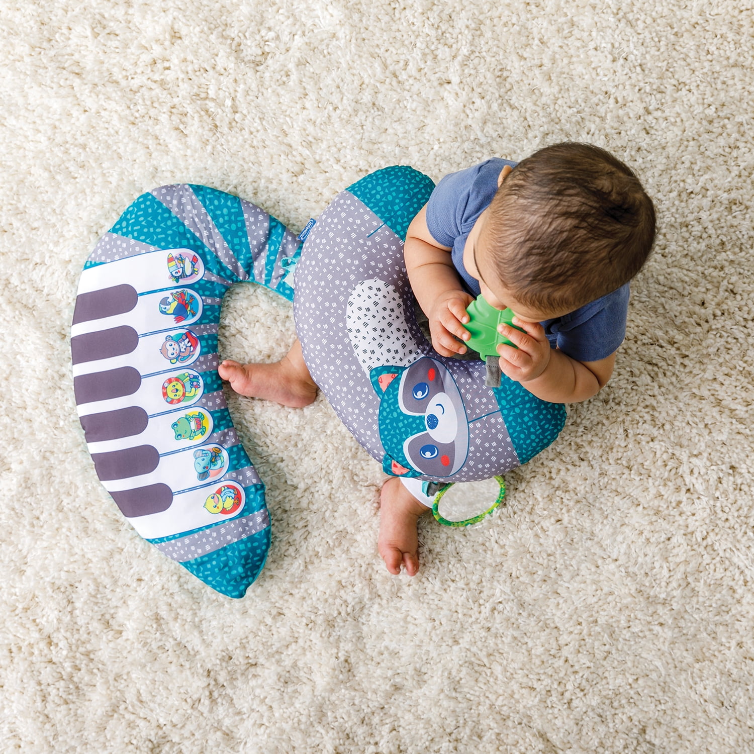 Avec Infantino 3 En 1 Tummy Time Piano Coussin De Jeu Et Piano Pour Bebe Des La Naissance De Melodies Favorise Le Developpement De La Motricite Globale Et La Marche A 4 Pattes
