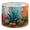 Color 2, variant on Linen Drum Lampshades Western Desert Succulents Bold Blue Agave Bright Orange 13"x13"x10" Light Shade for Table Lamps Floor Lamp Shades Lampshade Replacement Assembly Required