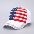 thumbnail image 2 of WUANDIXFA Women's Hats 250 Anniversary USA Hat, United States 250th Anniversary Hat, Patriotic Baseball Cap, Adjustable 250 Year American Cap J,One Size, 2 of 3