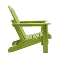 thumbnail image 4 of PORCHSIDE Outdoor Folding Adirondack Chair (Set of 2) for Garden, Lime, 4 of 8