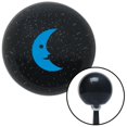 thumbnail image 1 of American Shifter  Blue Crescent Moon Smiling Black Metal Flake Shift Knob with M16 x 1.5 Insert Auto, 1 of 1