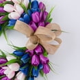 thumbnail image 3 of Wreath Artificial Hanging Wreath for Front Door Wall Tree Party Shop Window Decoration, 3 of 5
