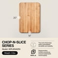 thumbnail image 2 of Tabla de Cortar John Boos Chop-N-Slice de Madera de Arce 50x35 cm, 2 of 9