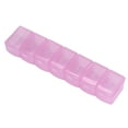 thumbnail image 5 of Weekly Pill Organizer | 7 Day Mini Medication Container | Portable Slim Pill Box with Separate Compartments Sunday to Saturday | Random Color | Plastic | 15x3x2cm | Travel Medicine Storage, 5 of 8