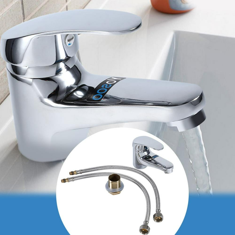 Hilitand Single Lever Taps Faucet For Cold and Hot Water Bathroom Basin