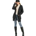 thumbnail image 2 of Women's Open Front Duster Cardigan Long Sleeve Thin Sweater Loose Causal Lightweight Kimono Cardigan Plus Size, 2 of 8