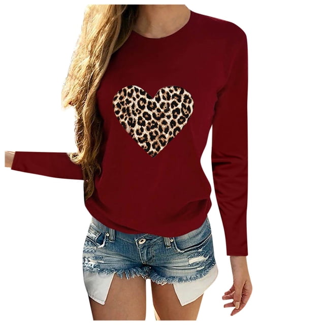 Ketyyh-chn99 T-Shirts pour Femmes Blouse Ample d'Été Manches Courtes Tunique Décontractée Col Rond Confortable Vin,m