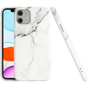 Kinoto Marble Case for iPhone 11, Marble-Pattern Glitter Sparkle Slim Silicone Cases for Apple iPhone 6.1" Cover Shock