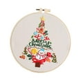 thumbnail image 4 of Kit de bordado navideño, punto de cruz, regalo de Navidad para adultos Árbol de Navidad, 4 of 9