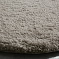 thumbnail image 5 of SAFAVIEH Addie Solid Plush Polyester Sheep Shag Area Rug, Silver, 2' x 3', 5 of 6