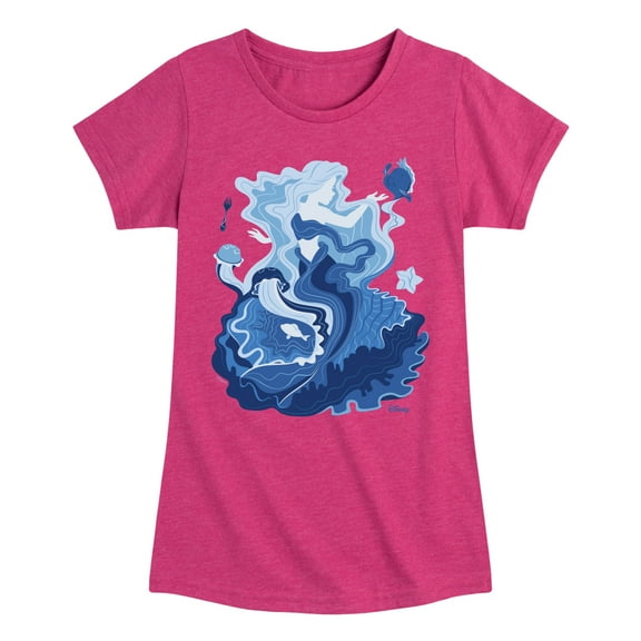 Disney Princess - Ariel Sweet Natured - Toddler & Youth Girls Short Sleeve Graphic T-Shirt