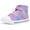 Colorful, variant on Kushyshoo Pink Star Toddler High Top Girls Sneakers Kids Walking Shoes 2M