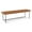 Caramel, variant on Lyngen Leather Bench