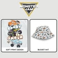 thumbnail image 3 of Conjunto para Bebés Niños Monster Jam: Mameluco y Sombrero Tipo Bucket Gris 24 Meses, 3 of 6