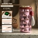 thumbnail image 1 of Taza de café aislada | 410ML Acero inoxidable e interior cerámico | Taza de viaje portátil a prueba de fugas | Térmica de doble pared | Visualización de temperatura | Fácil de limpiar | Vaso de, 1 of 4