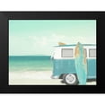 thumbnail image 2 of Dos Santos, Bella 18x14 Black Modern Framed Museum Art Print Titled - Surfs up, 2 of 5