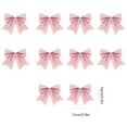 thumbnail image 3 of 10 Pack Beautiful Solid Color Christmas Bows Ornament For Christmas Tree 5.91x5.51 inch Plastic Wreath Ribbon Bows Rustic Crafts Gift Bows for Xmas Wreaths Garland Gift Wrapping Wedding Decor, 3 of 6