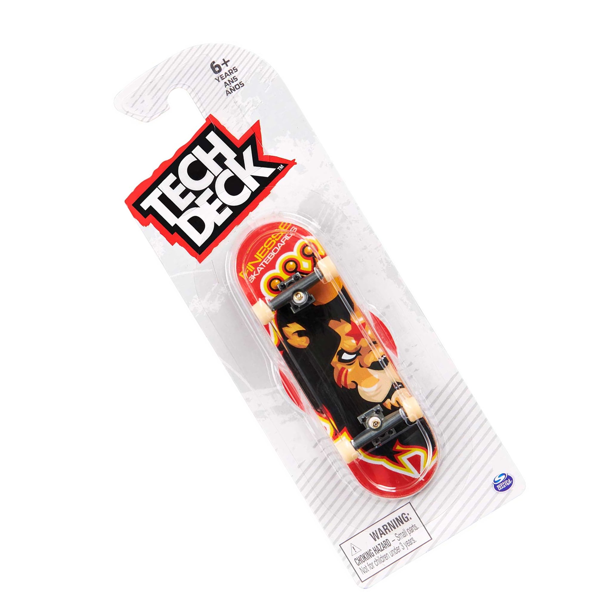 Planche à doigts étiquette noire Tech Deck 96 mm #2428