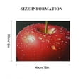 thumbnail image 2 of SUMAAFU Red Apple Wall Decor Canvas Art for Home and Kitchen 16x12in, 2 of 6