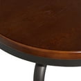 thumbnail image 4 of Elm Lane Langdon Glitter Bronze Swivel Bar Stool Brown 29" High Industrial Wood Seat with Backrest Footrest for Kitchen Counter Height Island House, 4 of 8