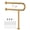 Gold-Wall to Floor-24 Inch, variant on Toilet Safety Frame White Wall to Floor 31.5 Inch Bathroom Support