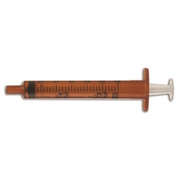 BD Medical Systems 305217 Oral Syringe with Tip Cap, NonSterile, 1 mL