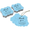thumbnail image 4 of Darling Souvenir Custom Names Thank You For Celebrating With Us Wedding Hang Tags Personalized Party Tags-Baby Blue-100 Tags, 4 of 6
