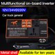 thumbnail image 5 of Inversor de corriente SUNFEX de 1500 W, adaptador convertidor de 12 V/24 V a CC de 110 V/220 V, cargadores de coche, viaje, 5 of 8