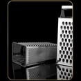 thumbnail image 4 of Efficient Grating Grater, Non-Slip Base Stainless Steel 4-Sided Grater With Sharp Blades, Perfect For Various Foods, Compact Tower Design For Space Saving, Ideal For Cooking Lovers, 4 of 5