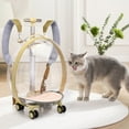 thumbnail image 3 of New Pet Luggage Transparent Bag Trolley Box Large Capacity Pet Cart For Outgoing, 3 of 5