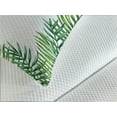 thumbnail image 4 of Ambesonne Green Leaf Quilted Bedspread Set 3 Pcs, Fresh Botany Art, Queen Size, Jade Green Lime Green, 4 of 5