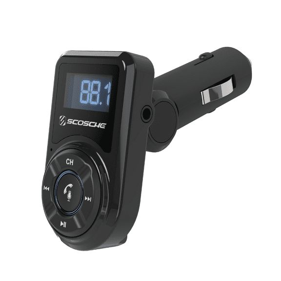 Scosche BTFM3-1 BTFREQ Bluetooth Hands-Free FM Transmitter & 10W Car Charger FM Freq Range 88.1-107.9