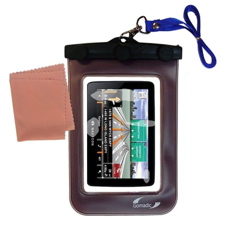 Gomadic Clean and Dry Waterproof Protective Case Suitablefor the Navigon 7200T to use Underwater