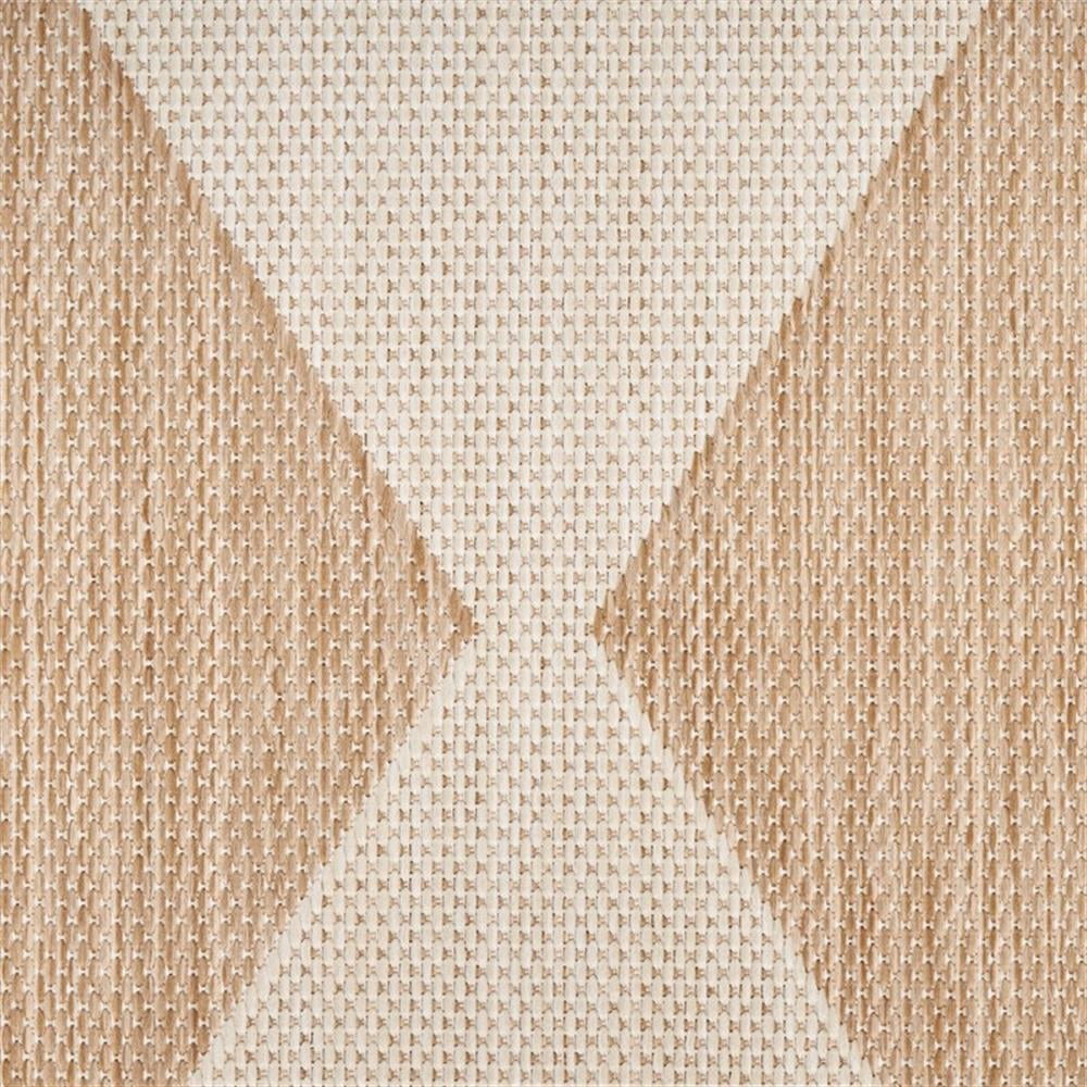 Pemberly Row Modern / Contemporary 5'x7' Jute Plush Rug in Beige